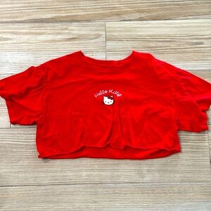 Women Hello Kitty Crop Top size M